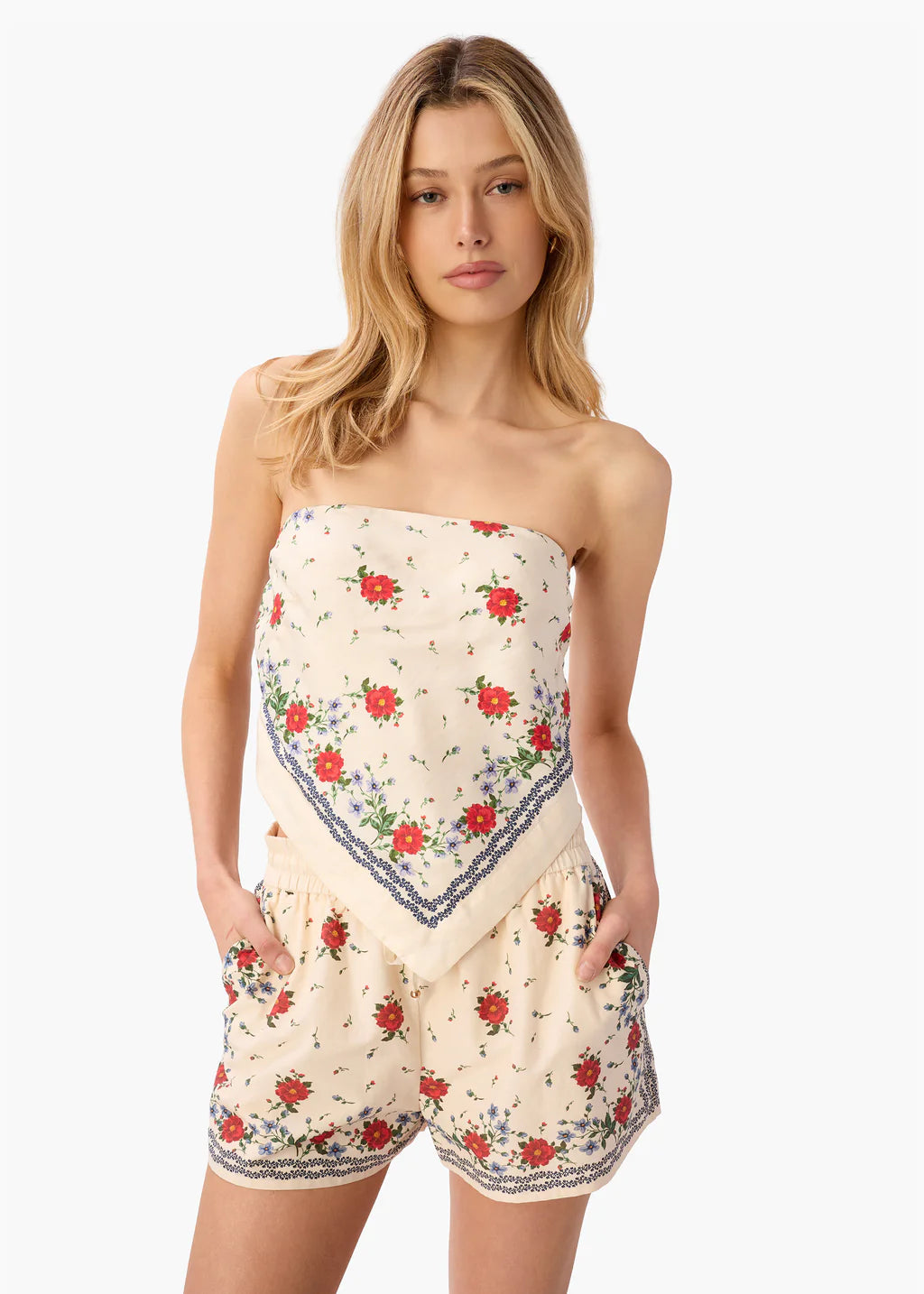 Juli Strapless Camisole | Heirloom Bandana