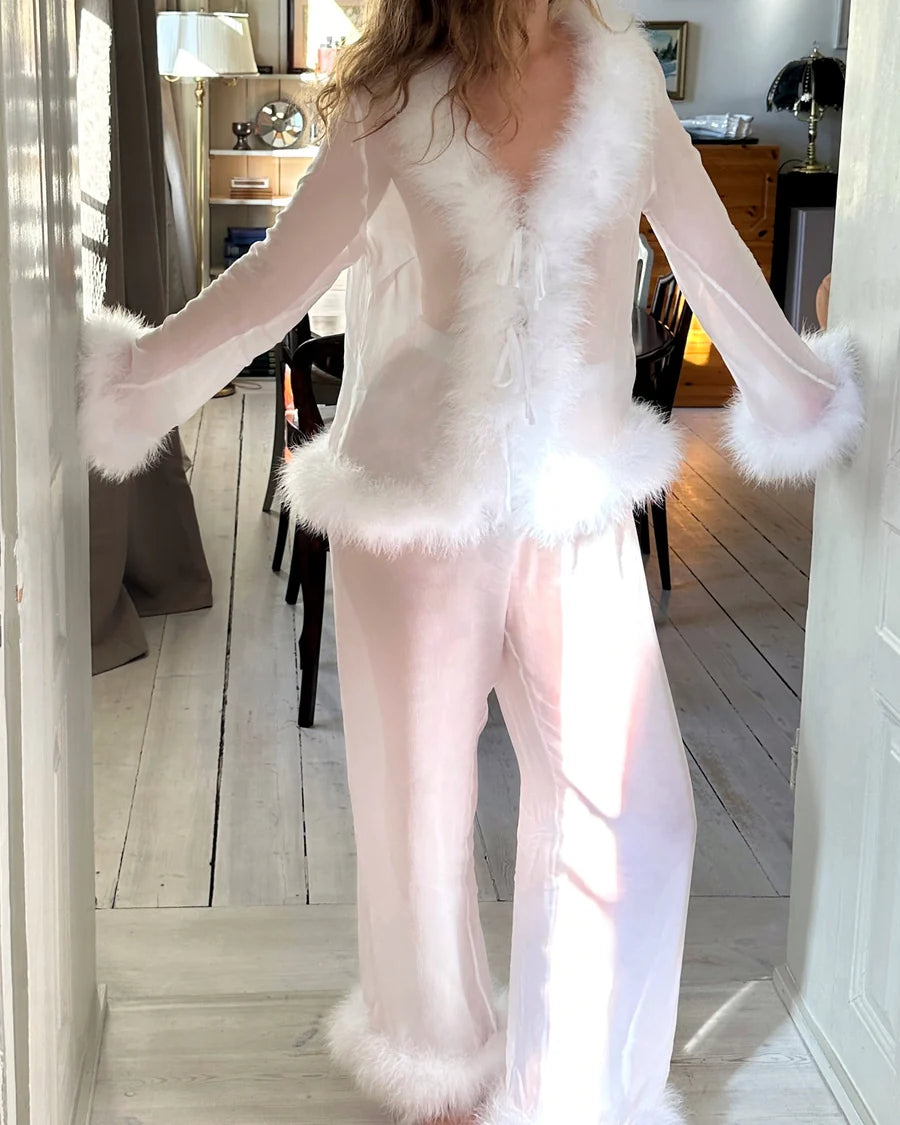 Afrodita Lounge Set | White