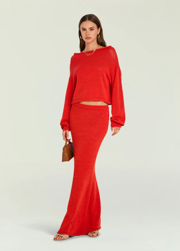 Seroya Kora Knit Maxi Skirt