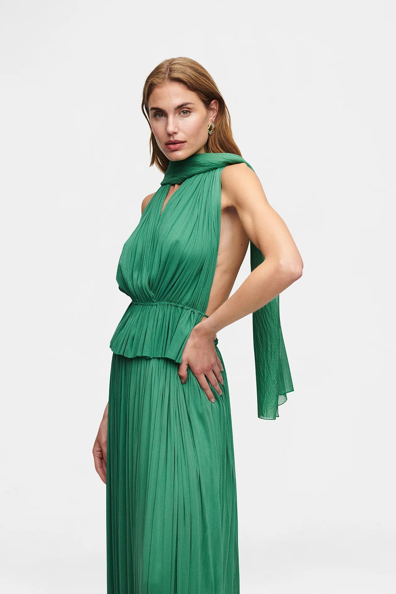 Silk Scarf | Green