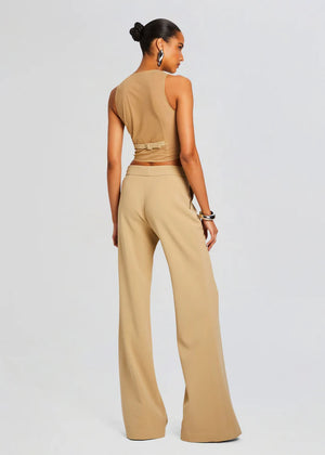 Sans Faff Jessica Transparent Vest | Camel