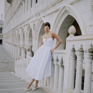 Sans Faff Como Midi Dress | White