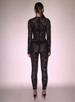 Fleur Du Mal Lace Catsuit