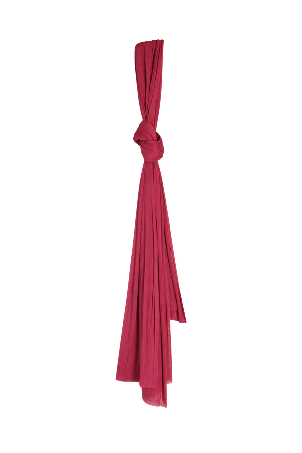 Hanne Bloch Silk Tulle Scarf | Pink