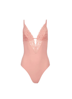 Fleur Du Mal Charlotte 3 Way Bodysuit | Nude