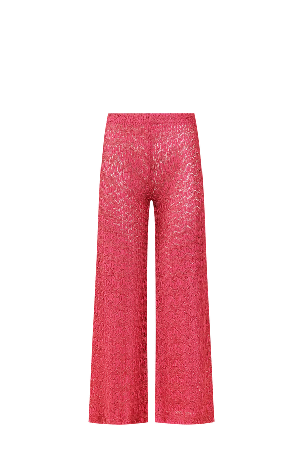 Hanne Bloch Knit Trouser | Pink