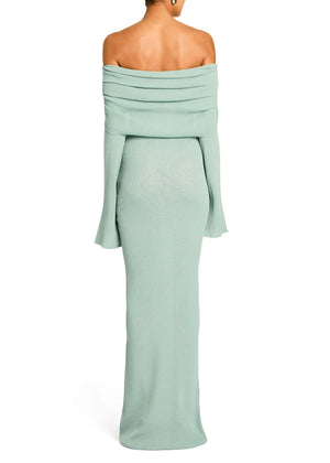 Seroya Xenia Knit Maxi Dress | Frosted Sea