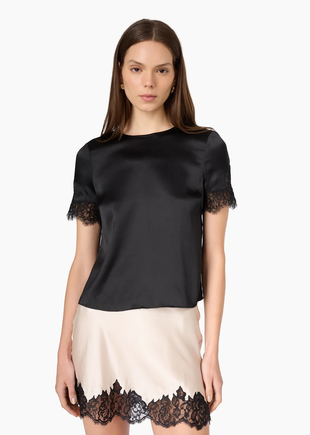 Rogers Silk Mini Skirt | Oat