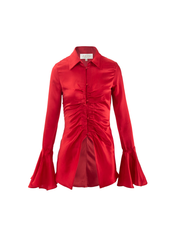 La Fuori Vermillion Rose Shirt