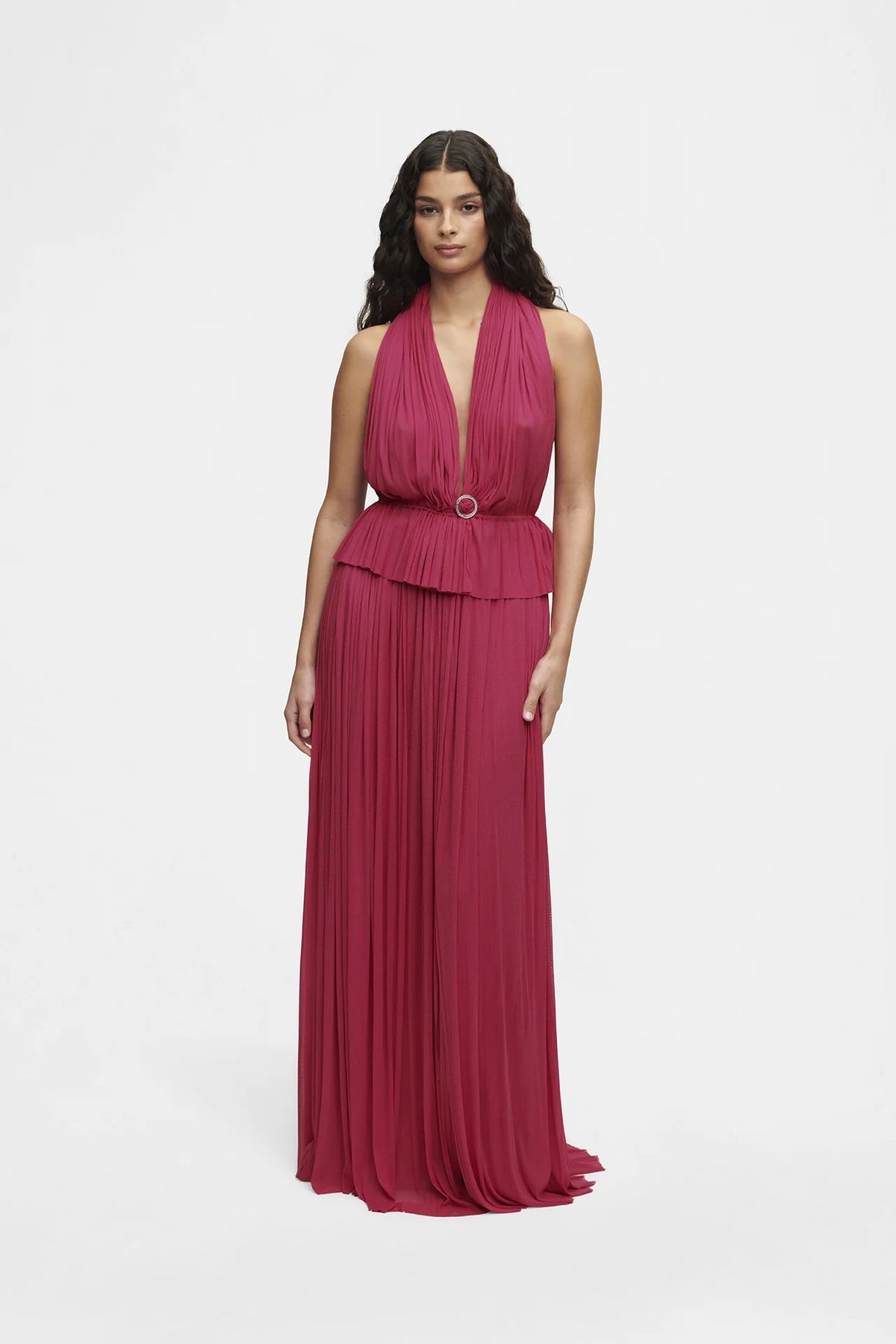 Silk Tulle Top | Pink
