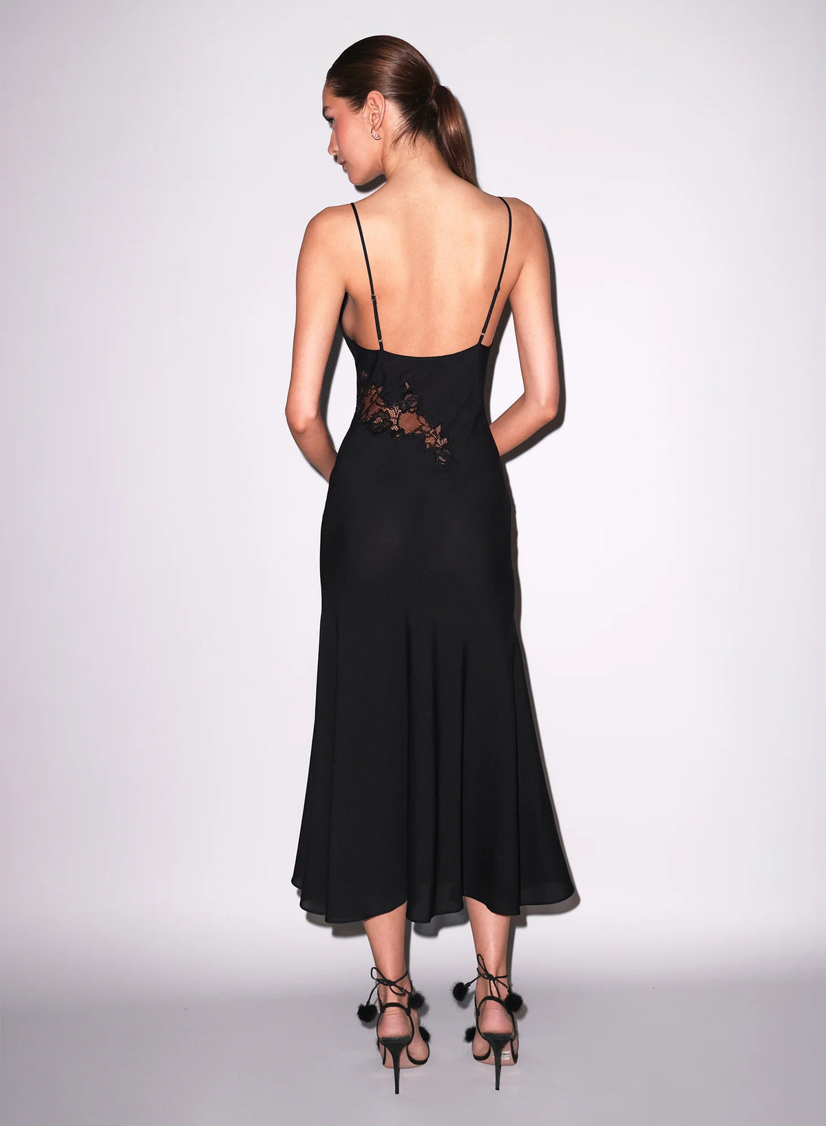 Juliet Lace Maxi Dress | Black