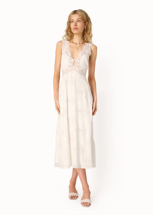Cami NYC Larysa Midi Dress | Macadamia