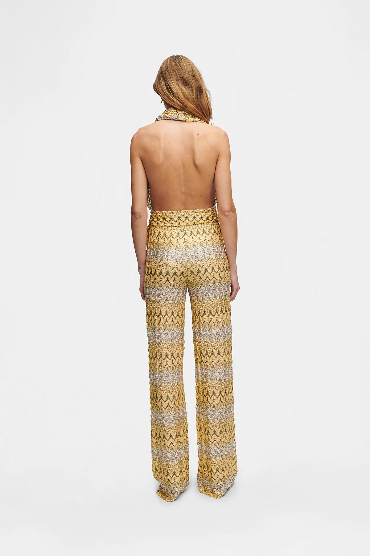 Knit Trouser | Yellow