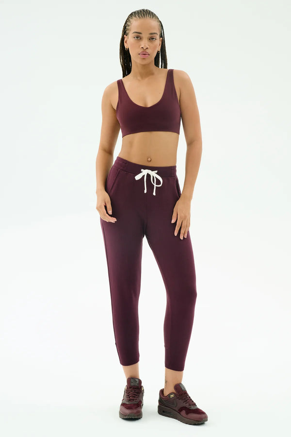 Splits 59 Airweight Scoopback Bra | Dark Cherry