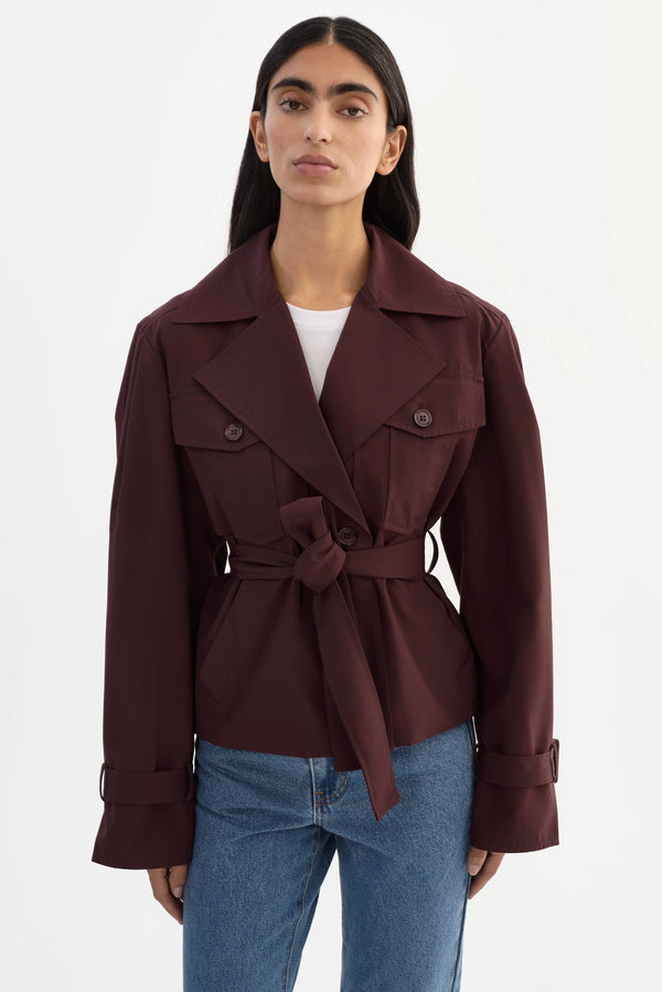 LaMarque Quinn Trench | Burgundy