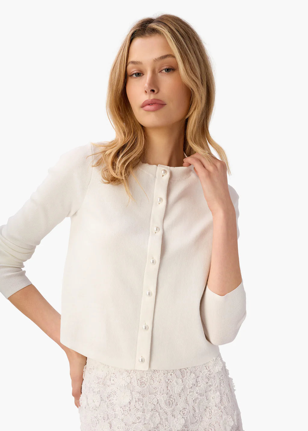 Jessa Cardigan | White