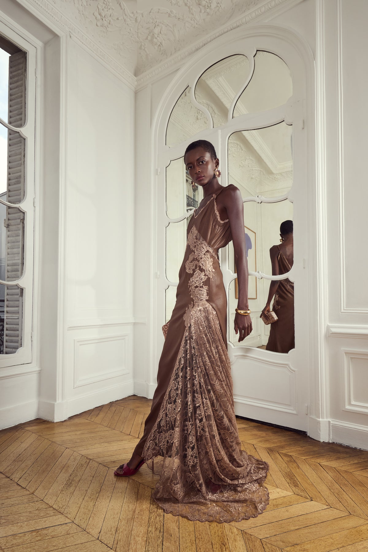 Antique Rose Slip Dress | Mocha
