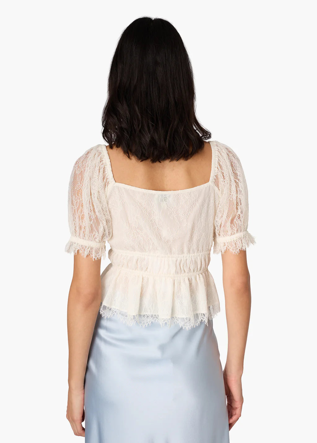 Henrietta Lace Top Ceramic | Ivory