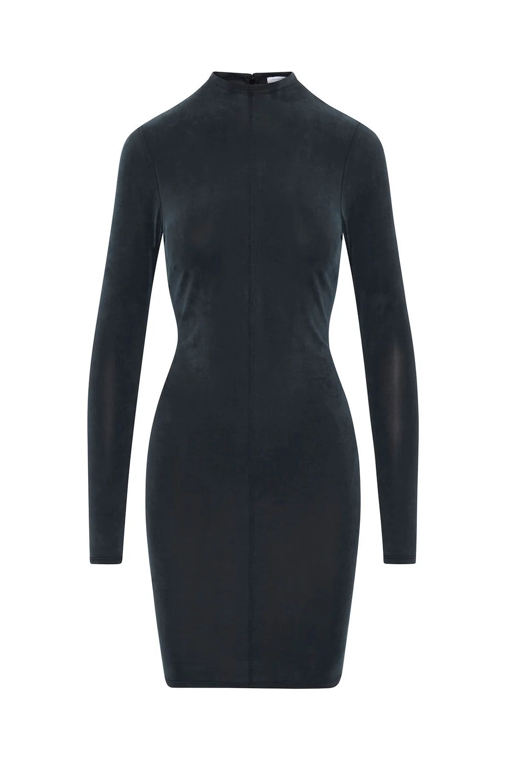 Ronni Mini Dress | Black Brushed Cupro