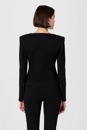 Toccin Koda Zip Front Long Sleeve Top