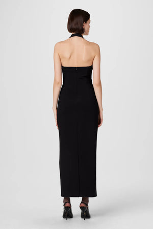 Toccin Davina Halter Midi Dress