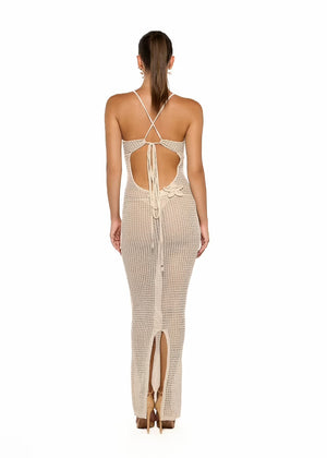 Bananhot Hilsa Knitted Dress | Sand