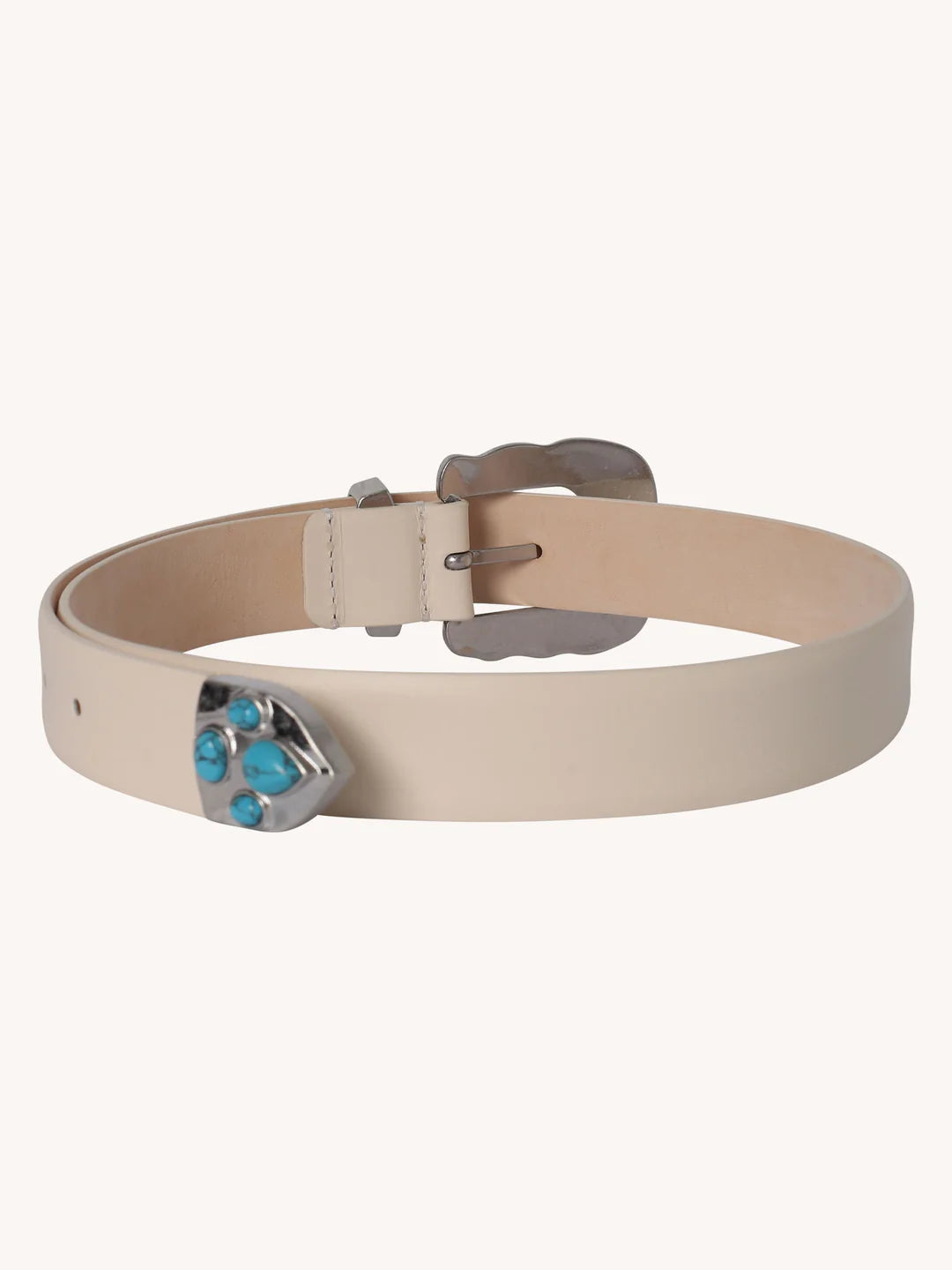 Juna Turquoise Belt | Ivory