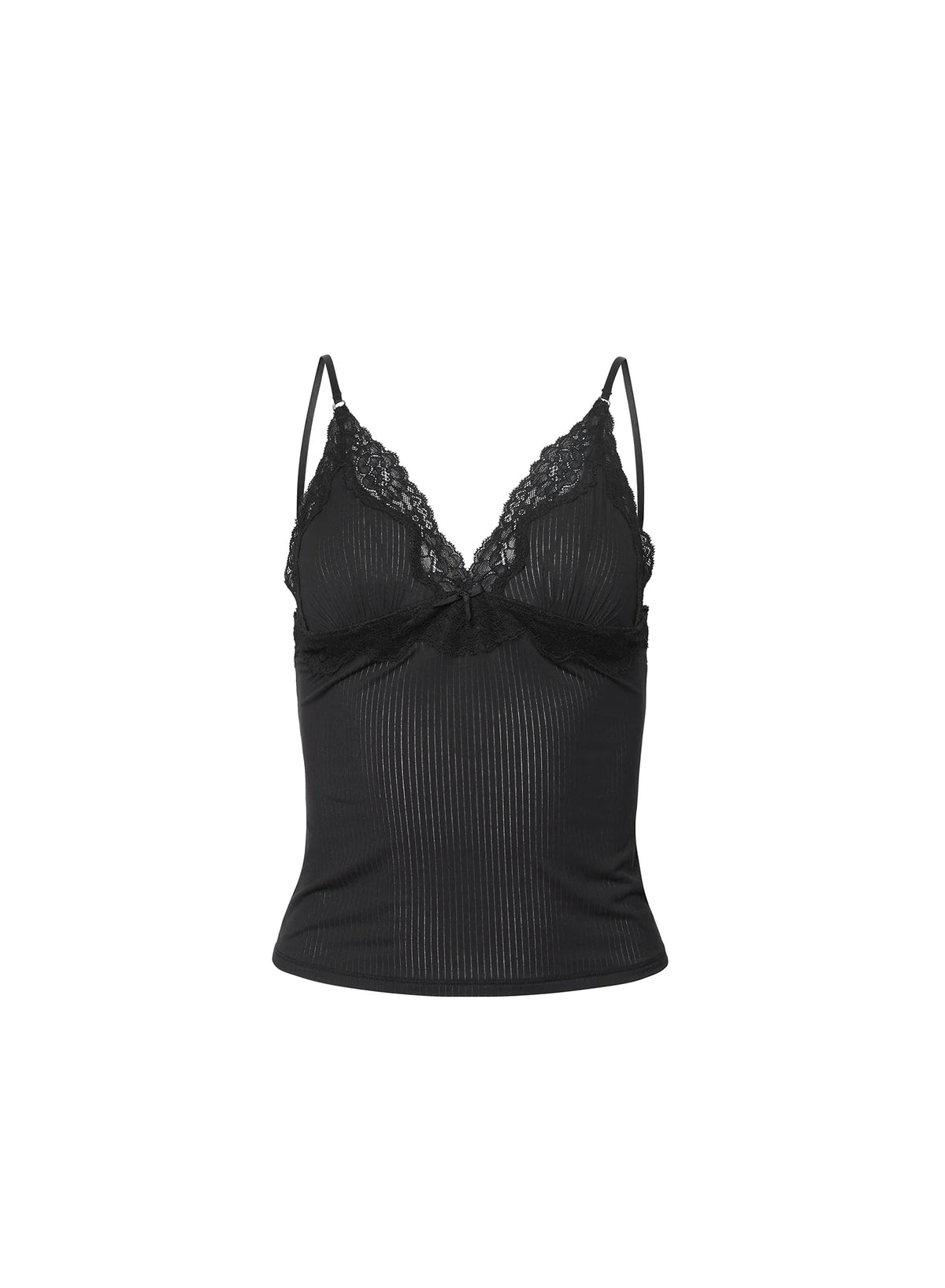 Butter Rib Cami | Black