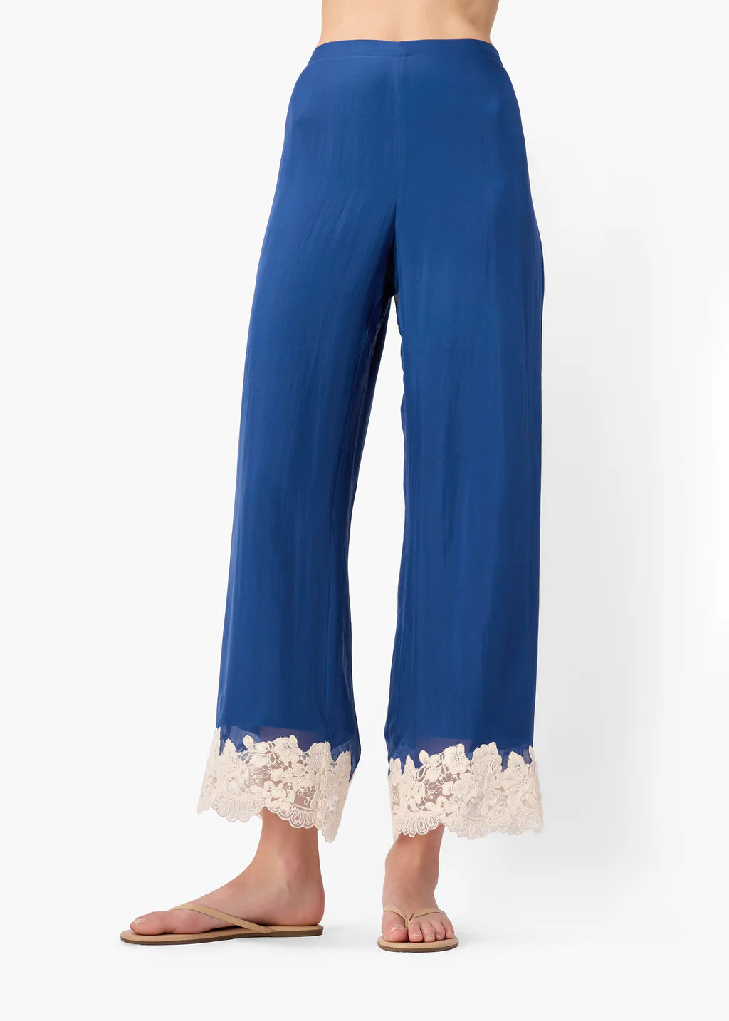 Gilda Silk Pant | Sailor Blue