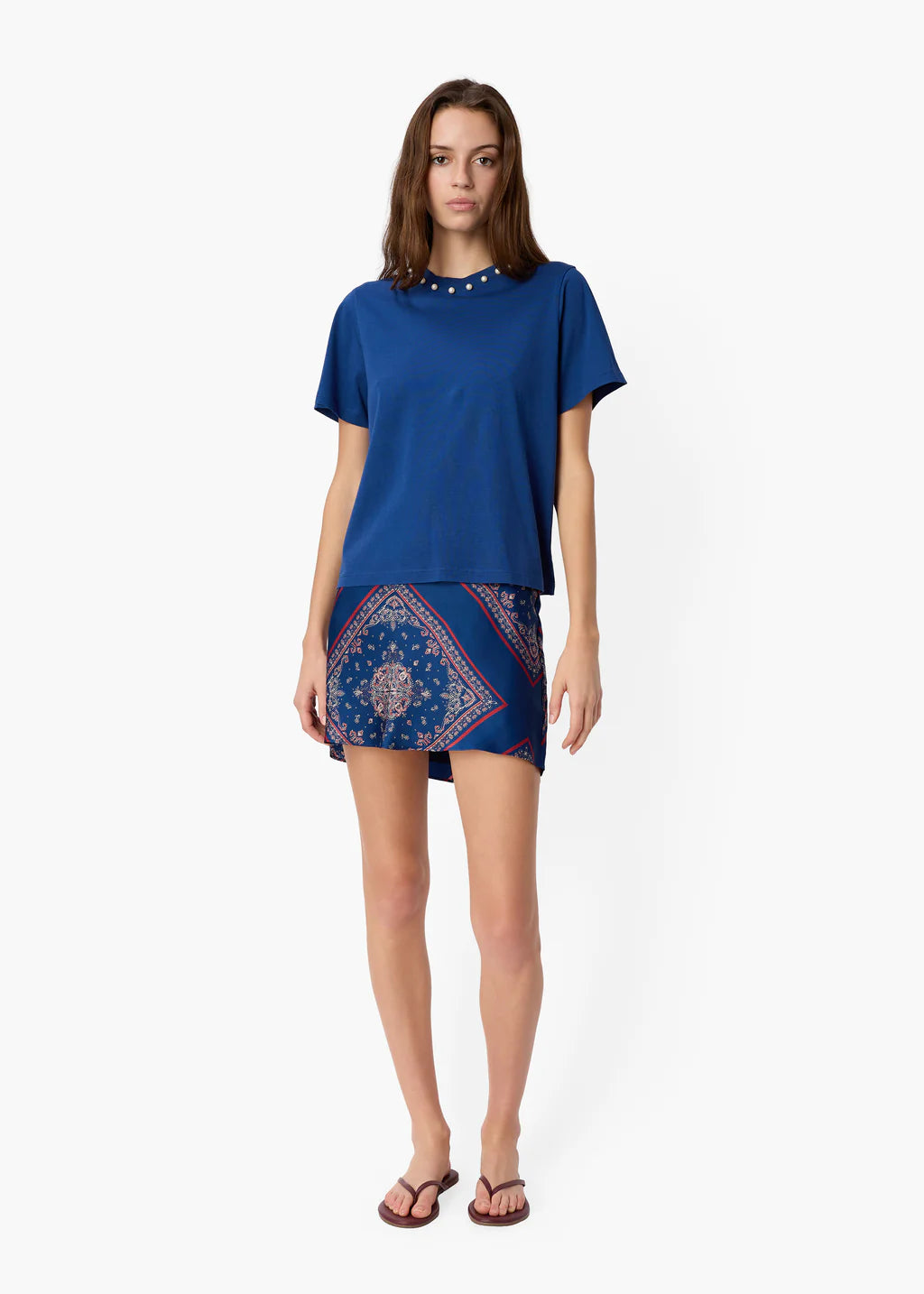 Aviva Mini Skirt | Mariner's Bandana