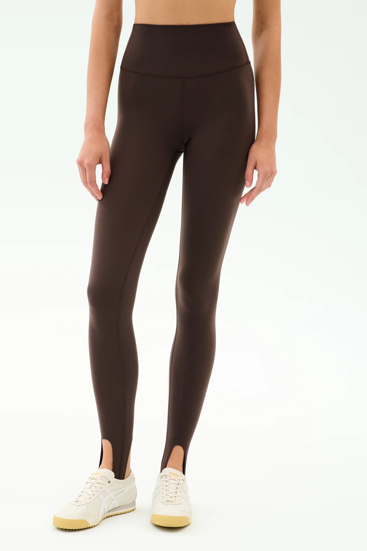 River High Waist Airweight Stirrup | Dark Chocolate