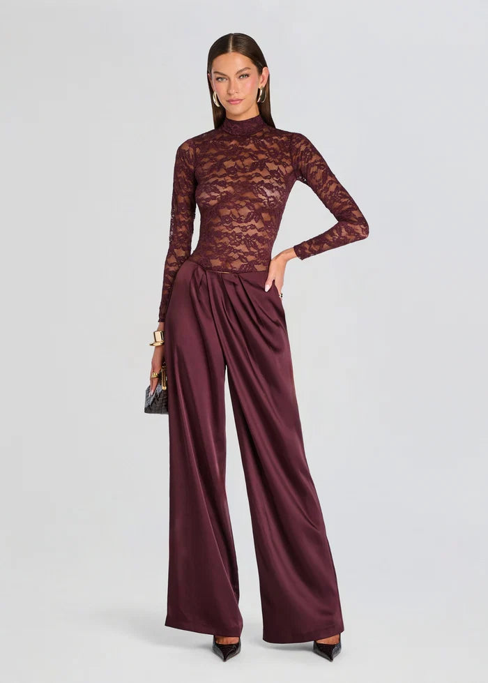 Kelsey Camryn Pant| Bordeaux