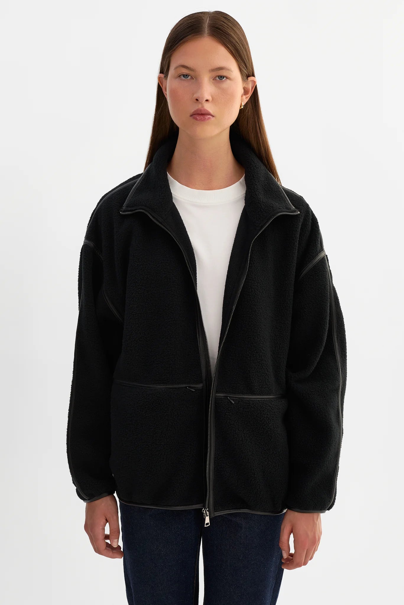 The CORVY Polar Fleece Jacket | Black