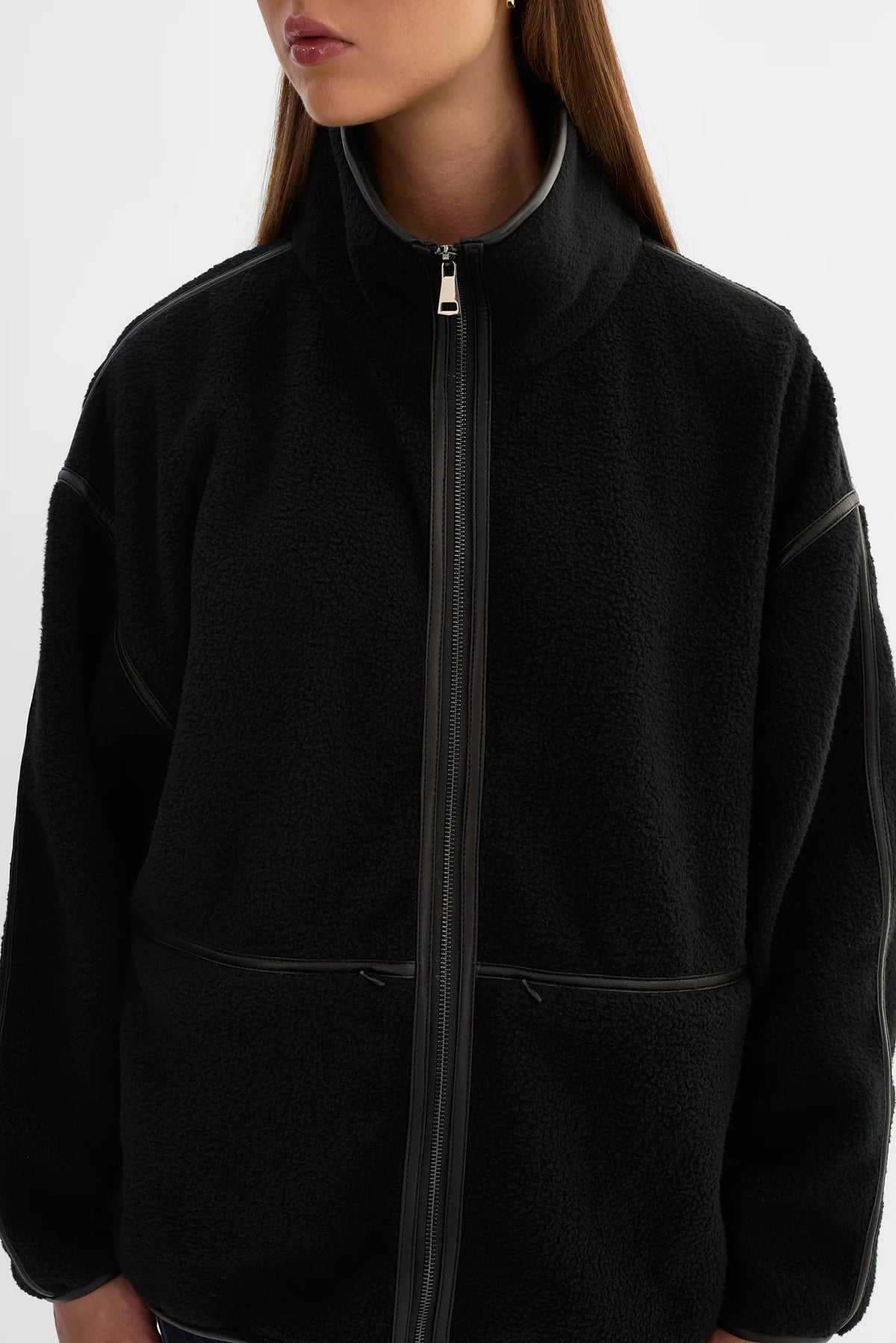The CORVY Polar Fleece Jacket | Black