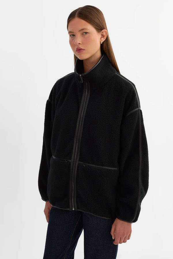 LaMarque The CORVY Polar Fleece Jacket | Black