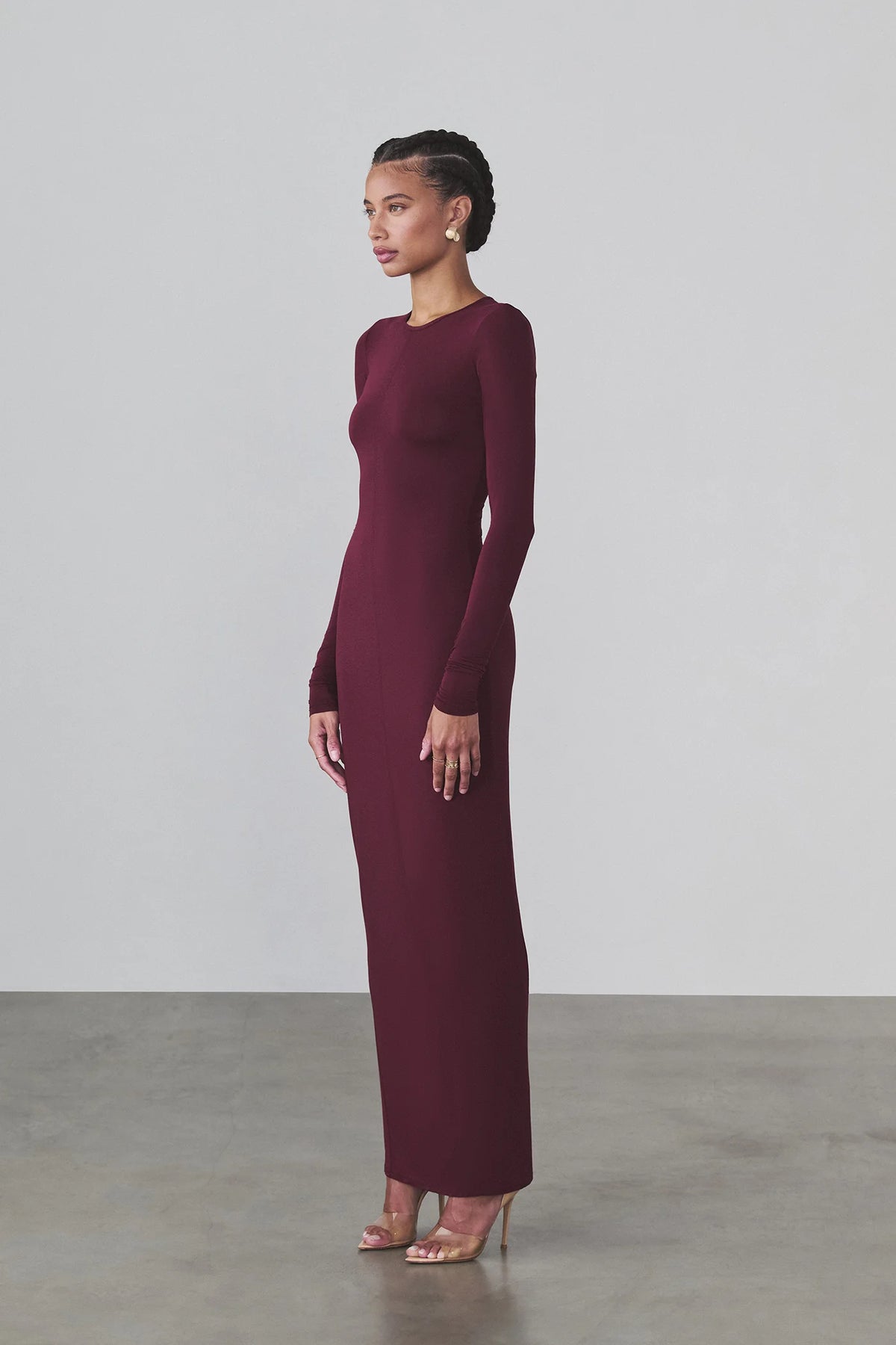 Carmen Maxi Dress | Burgundy