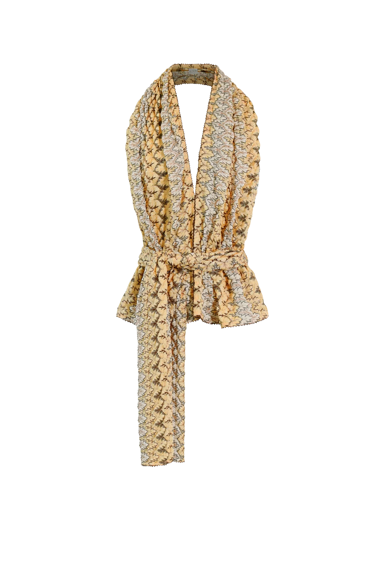 Knit Scarf Top | Yellow