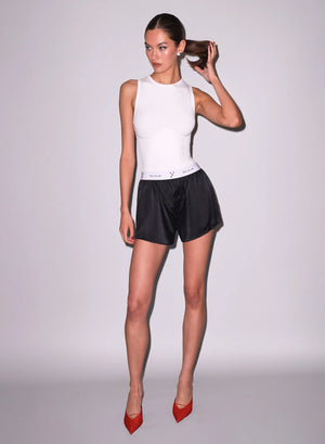 Fleur Du Mal Hourglass Rib Bodysuit | Ivory