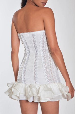 Charo Ruiz Pralle Short Dress | White