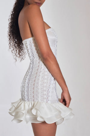 Charo Ruiz Pralle Short Dress | White
