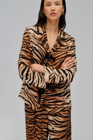 Sleeper The Bow Pajama Set | Tiger