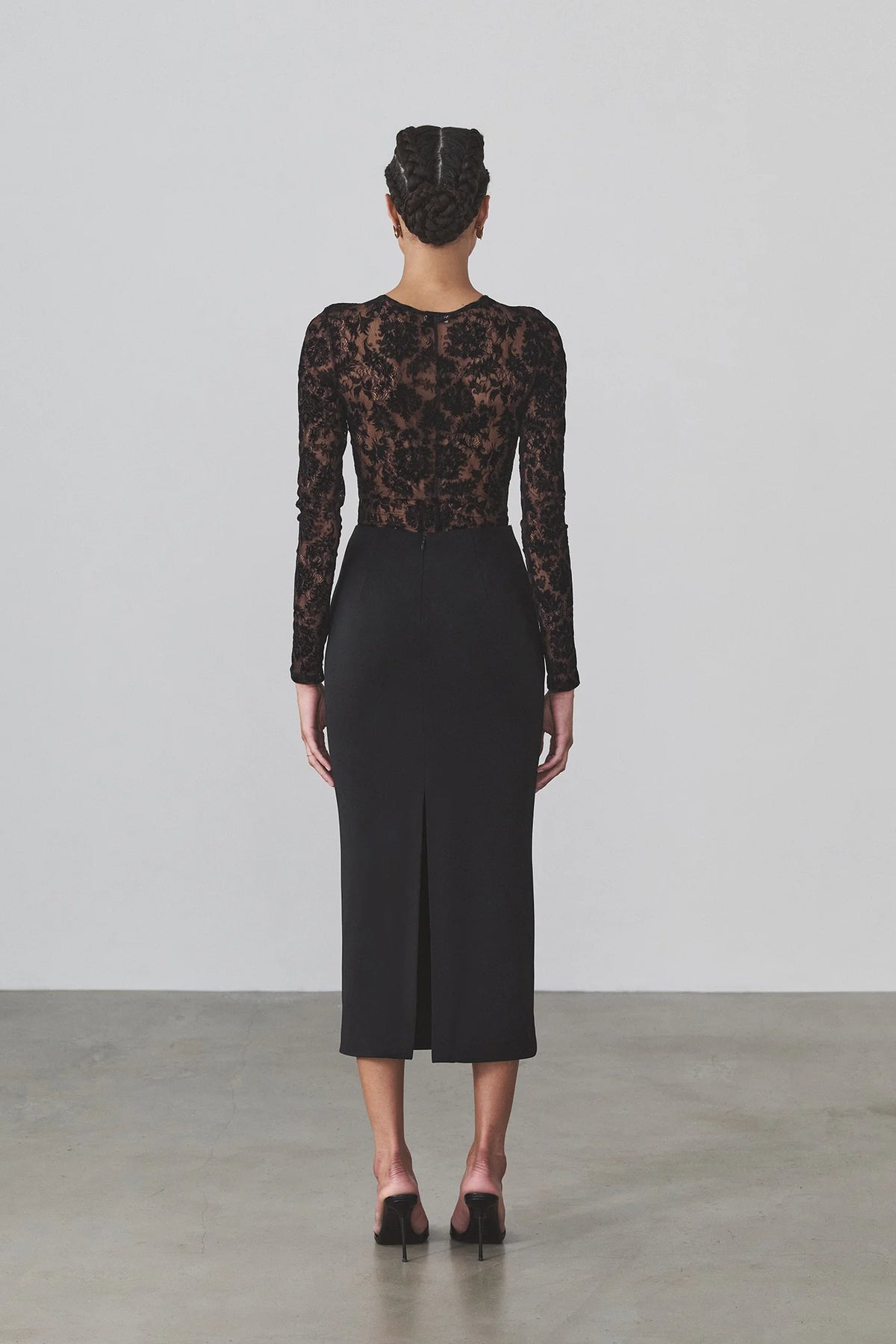 Dasha Bodysuit | Black Japanese Lace
