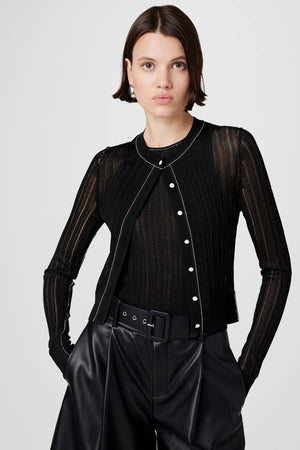 Toccin Crosby Contrast Cardigan