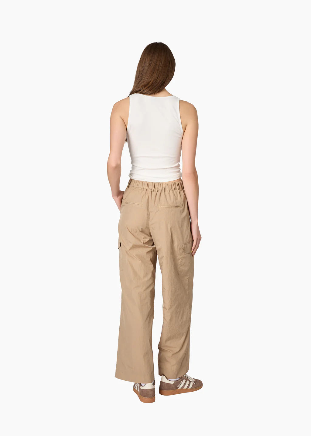 Yasmeen Rib Knit Top | White