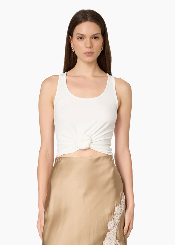 Cami NYC Lucille Silk Top | White