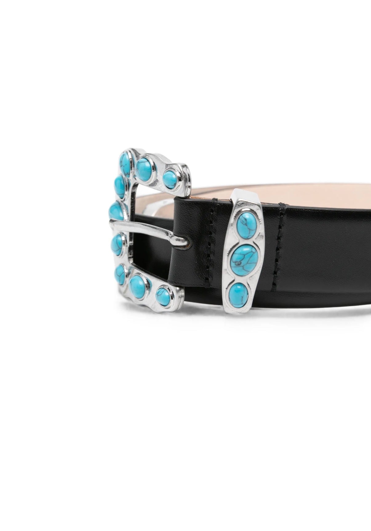 Juna Turquoise Belt | Black