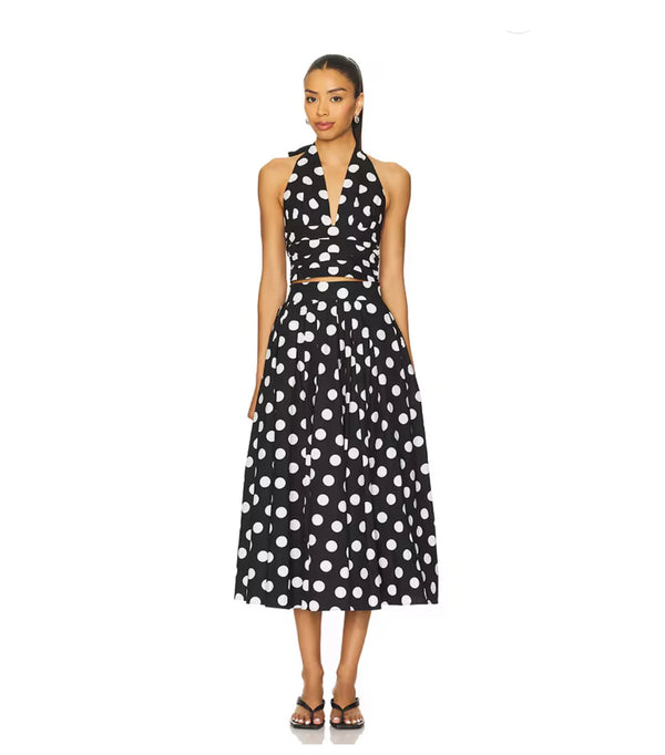 Sans Faff Eden Midi Skirt | Polka Dot