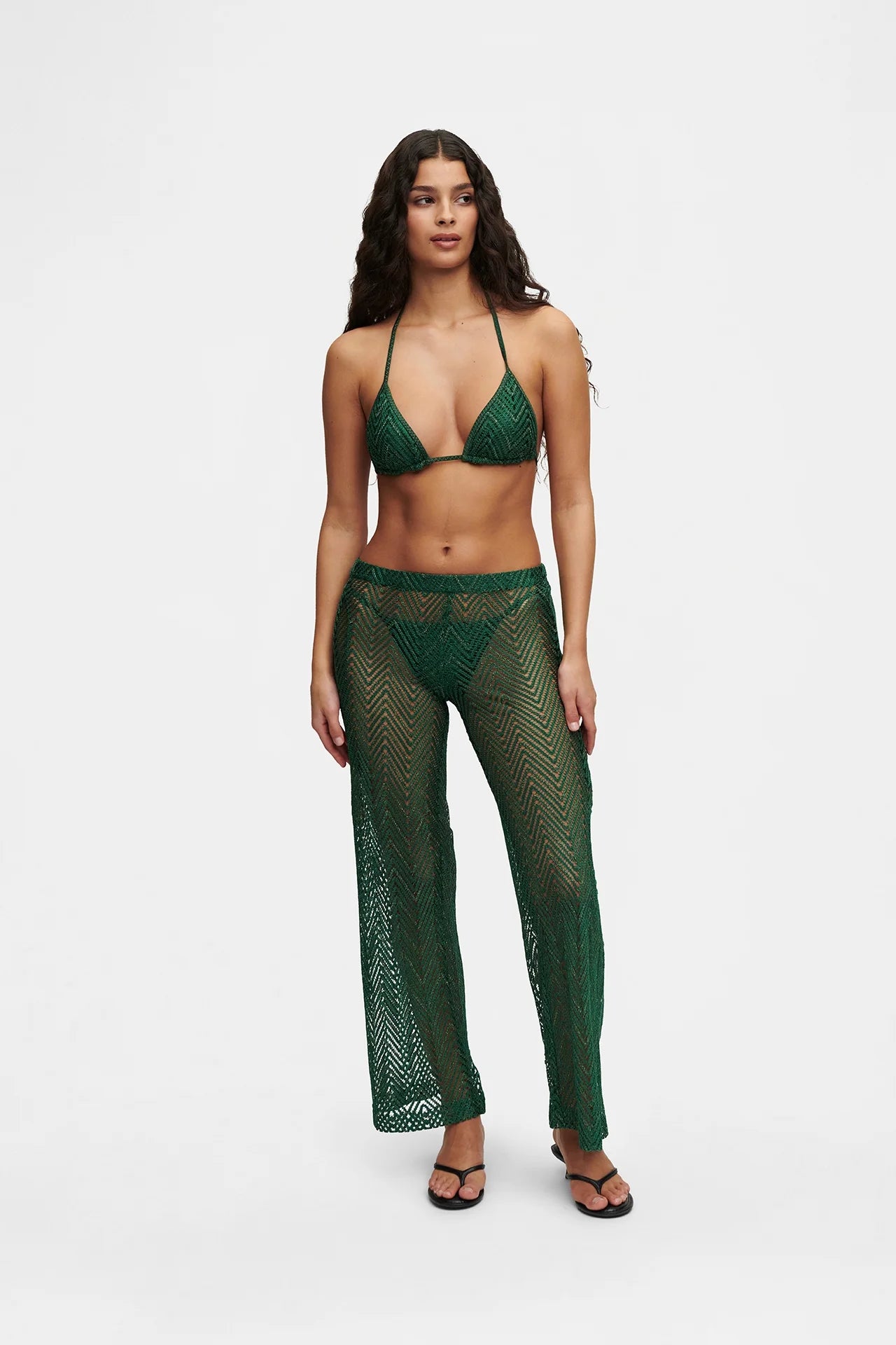 Knit Trouser | Green