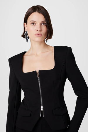 Toccin Koda Zip Front Long Sleeve Top