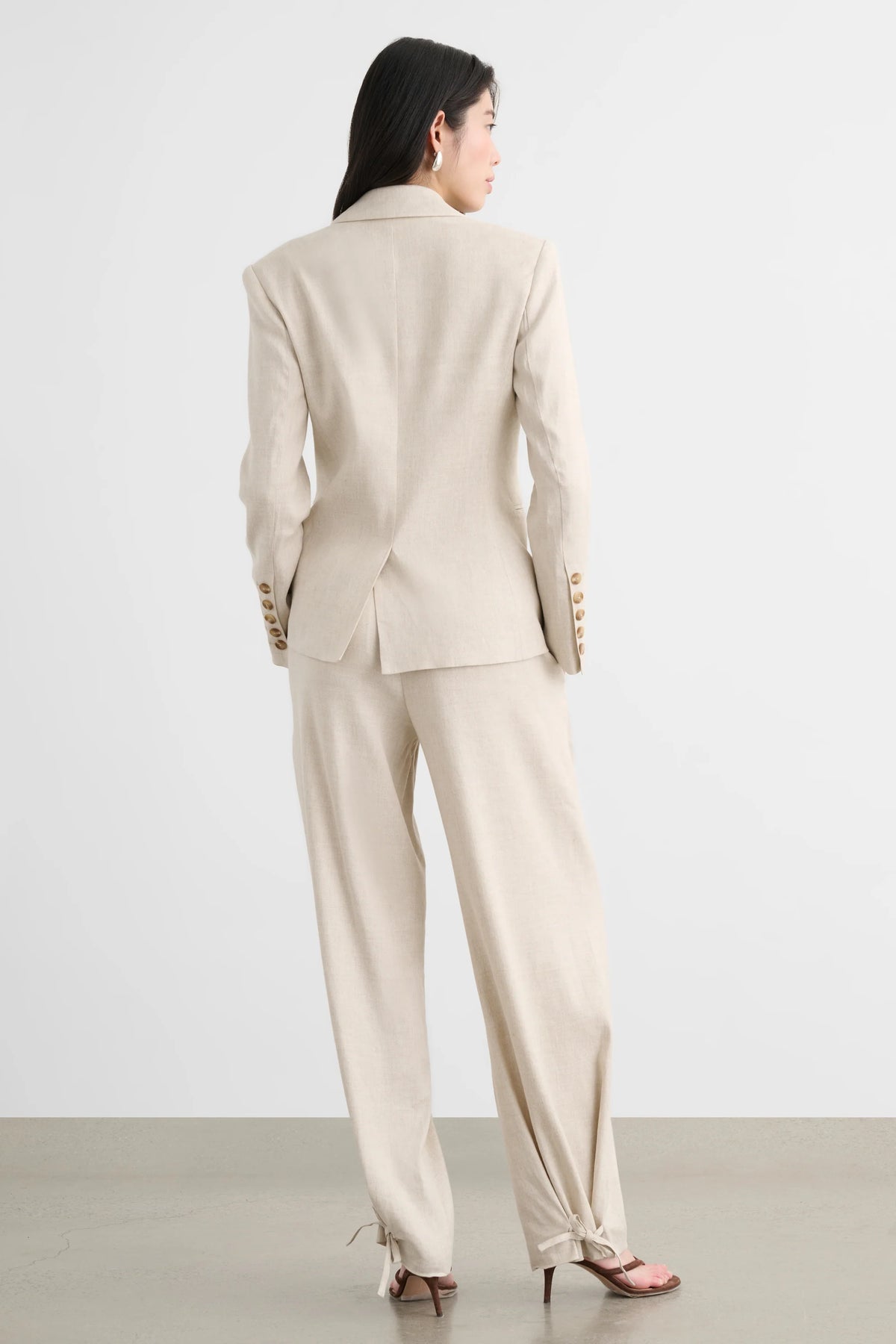 Elowen Pleated Pant | Desert